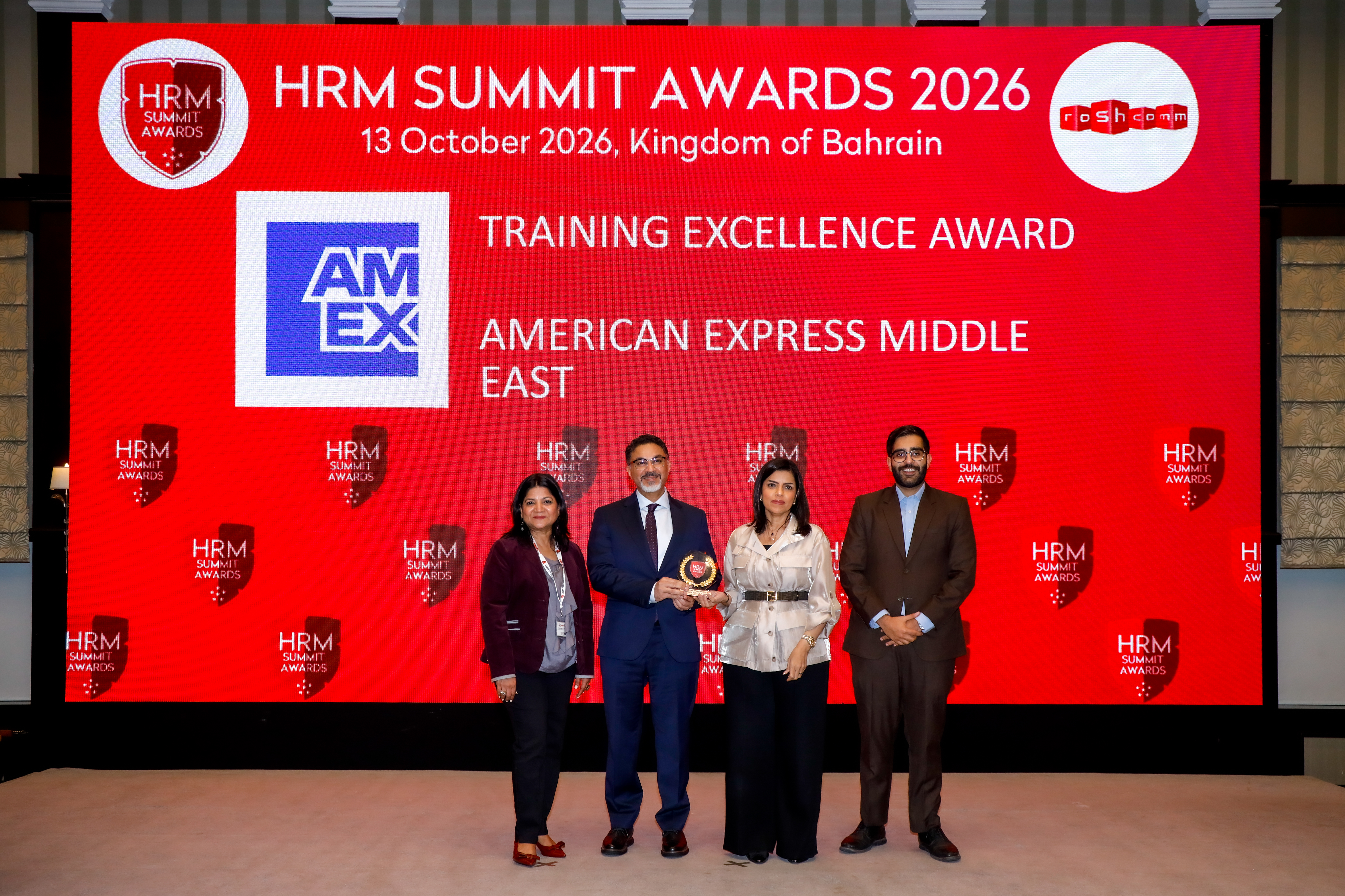 American Express Middle East — Training Excellence Award